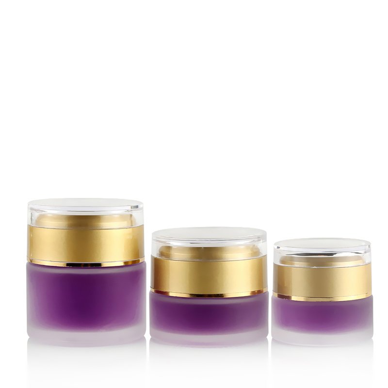 Stylish private label 30ML Fuchsia skin care Cosmetics packaging glass bottle lotion bottle with pump