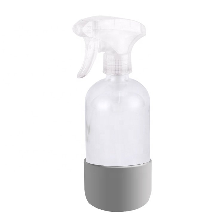 Factory new glass bottle for sprayer 500ml glass syrup dispenser