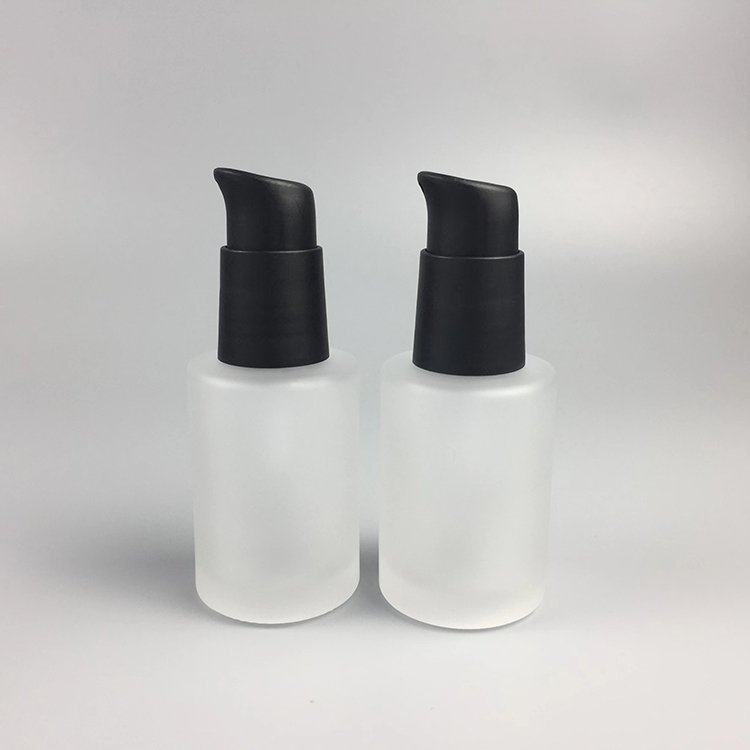 factory wholesale 30ml frosted glass serum bottle essential oil bottle cream bottle