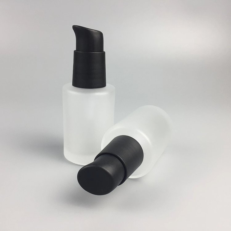 factory wholesale 30ml frosted glass serum bottle essential oil bottle cream bottle