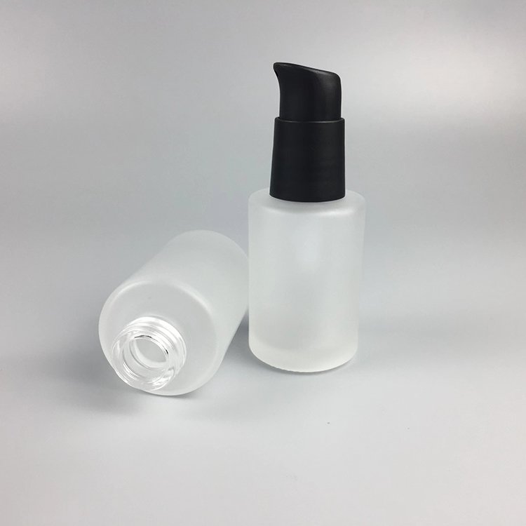 factory wholesale 30ml frosted glass serum bottle essential oil bottle cream bottle
