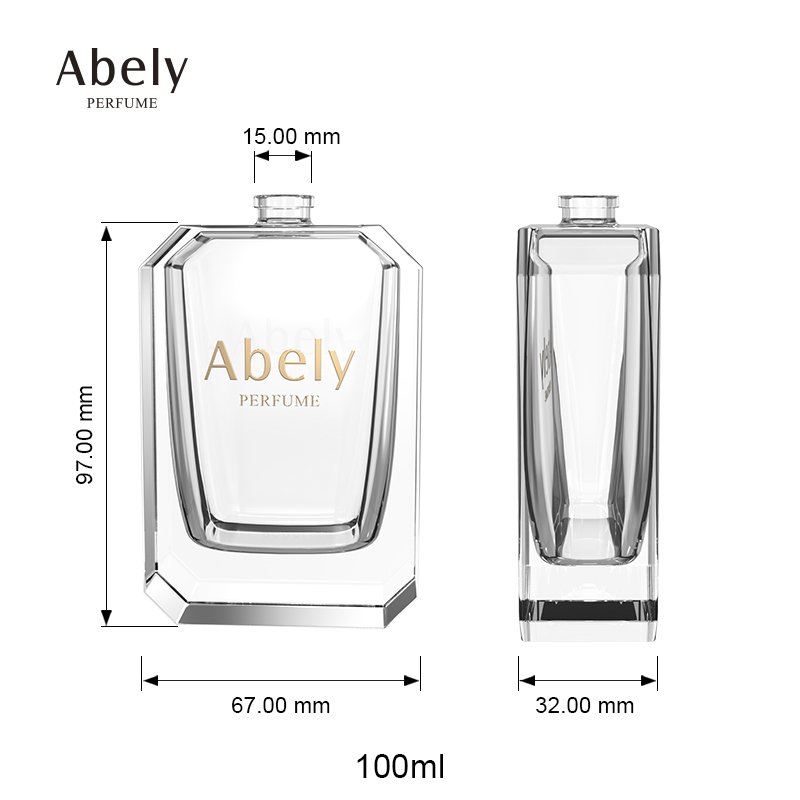 China Manufacturers Wholesale 50ml 100ml Empty Spray Fragrance Bottles Custom Design Color Luxury Glass Perfume Bottle