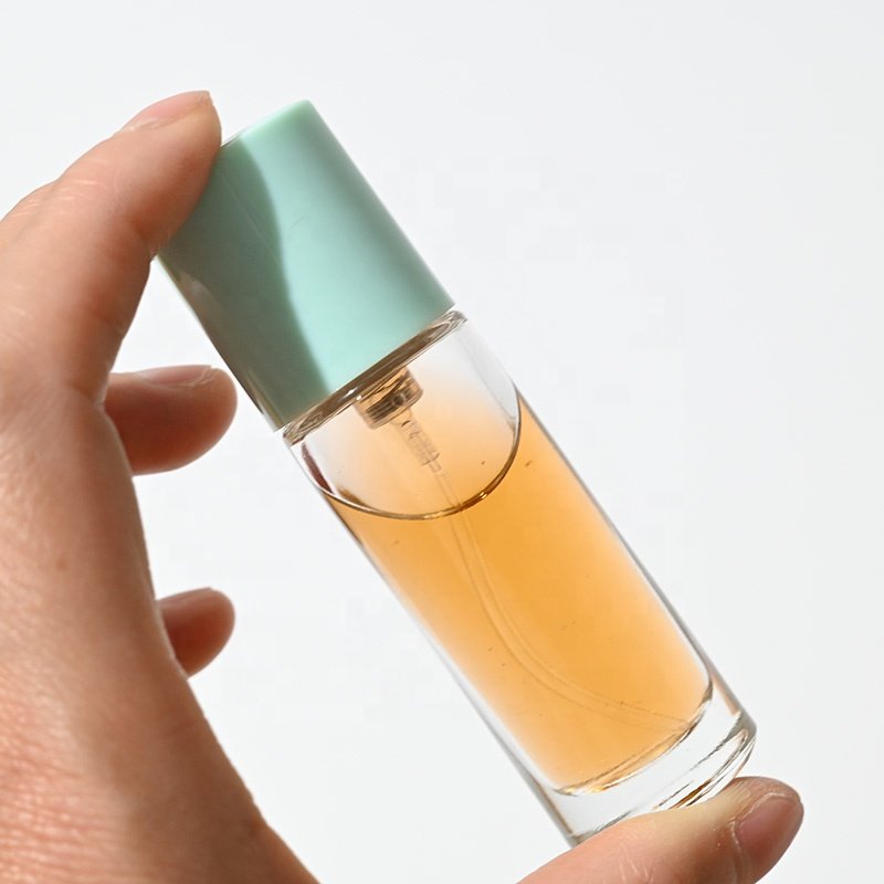 Wholesale 10ML Glass Spray Perfume Bottle Round Empty Clear Thick Bottom Perfume Spray Pump Glass Bottle With Lids