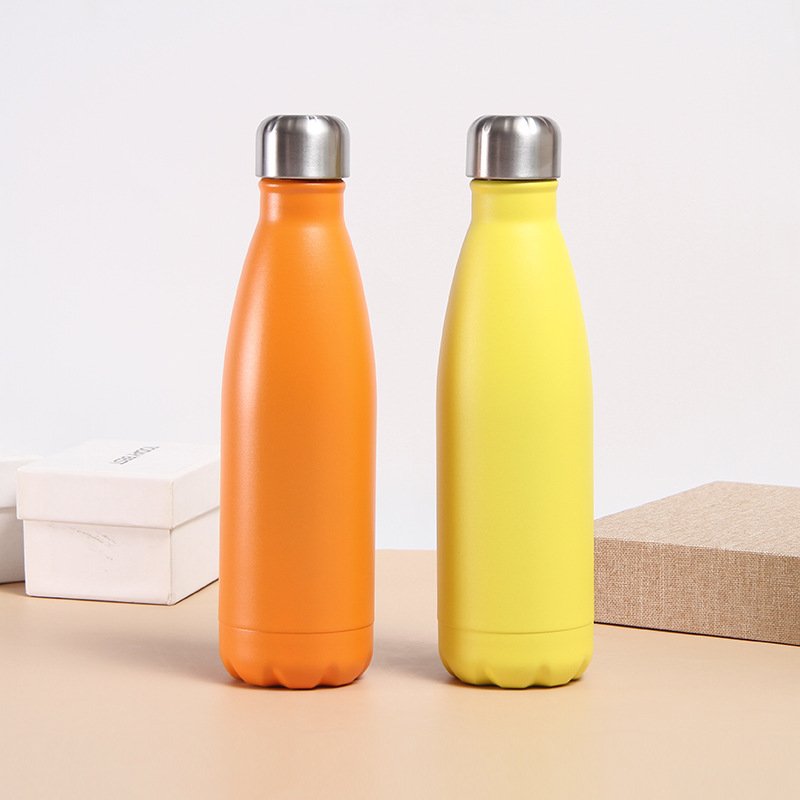 Custom Eco-Friendly Children School Narrow Mouth Stainless Steel Water Bottle Sublimationinsulated Multi-Color Tumbler With Lid