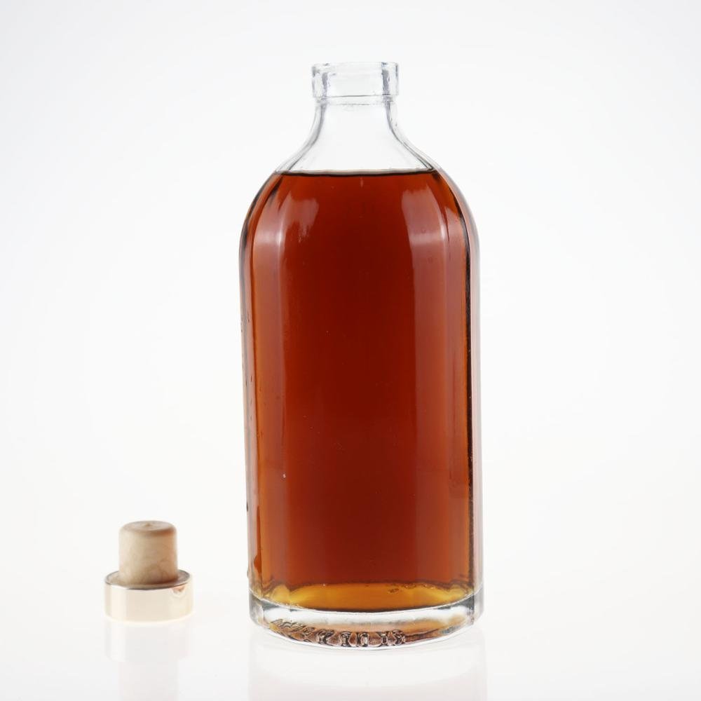 Frosted glass wine beer bottles vodka glass liquor bottle/Custom Frosted Empty wholesale wine glass bottle 750ML