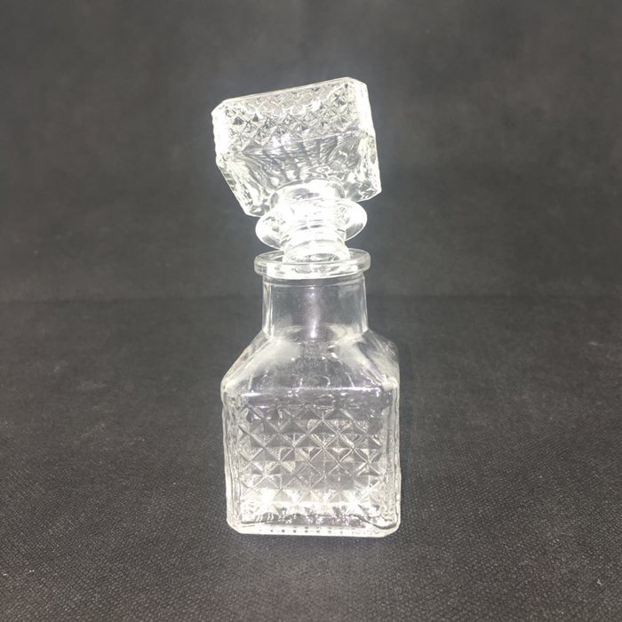 50ml Empty Whiskey Wine Glass Bottle with Seal Glass Lid whisky globe decanter