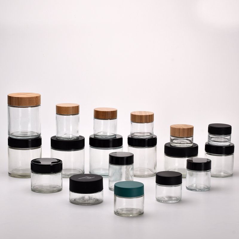 Wholesale child safety caps Dome caps Glass storage jars Split glass bottles Cream bottles Face cream bottles