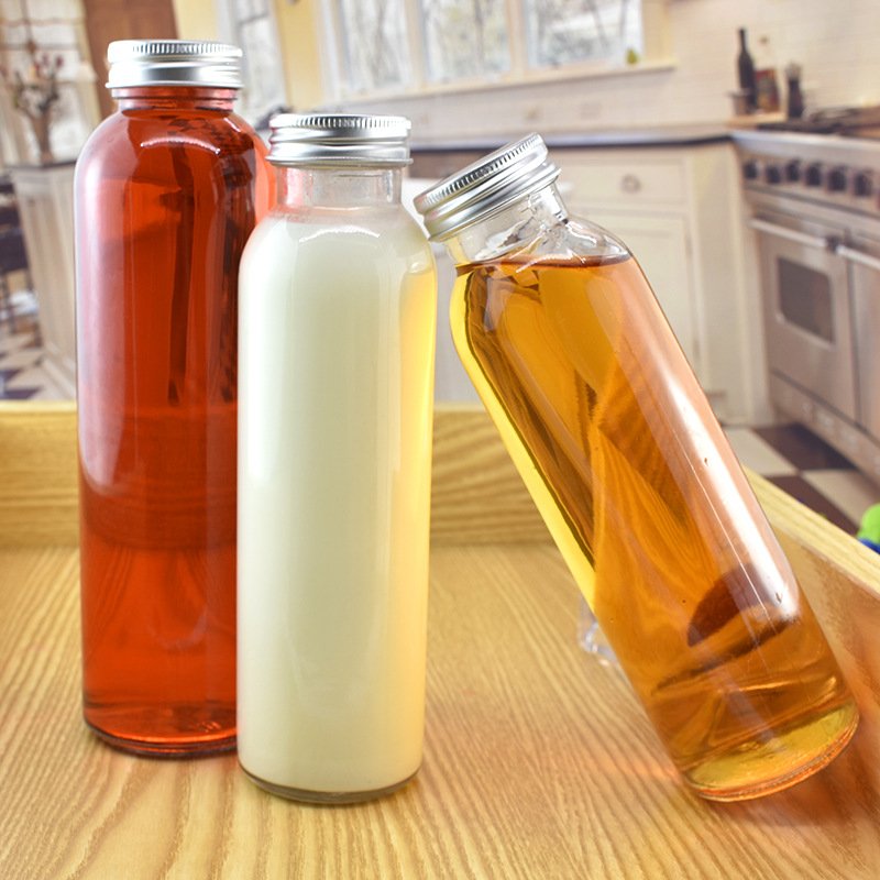 New Pattern 80Z 10OZ 12oz 16 oz WINE GLASS BOTTLE 250ml 500ml 350ml Round Glass Juice Beverage Bottle