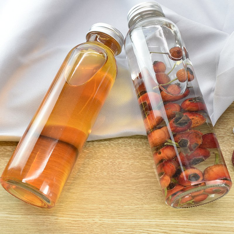 New Pattern 80Z 10OZ 12oz 16 oz WINE GLASS BOTTLE 250ml 500ml 350ml Round Glass Juice Beverage Bottle