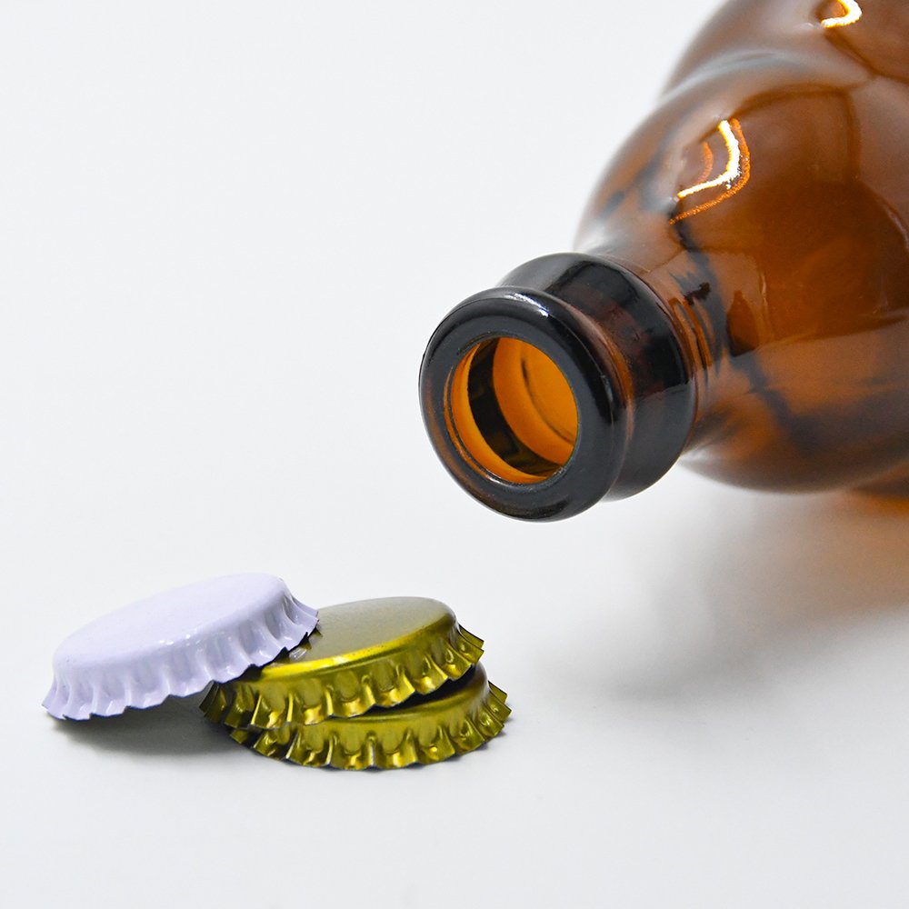 330ml 500ml Hot Selling Amber Glass Bottle Beer Bottle with Crown Cap for Beer Carbonated Drinks