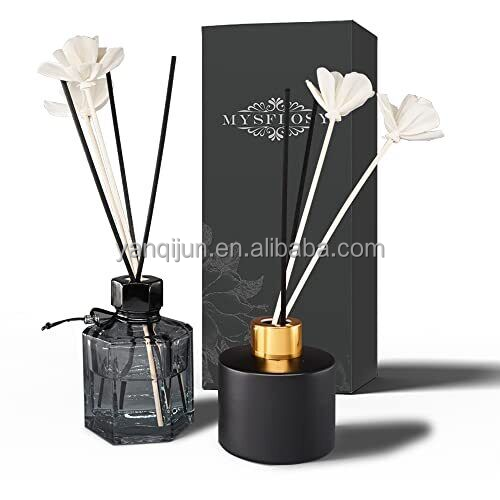 Luxury home empty 50Ml 100Ml 150Ml 200Ml diffuser glass bottle with sticks perfume luxury