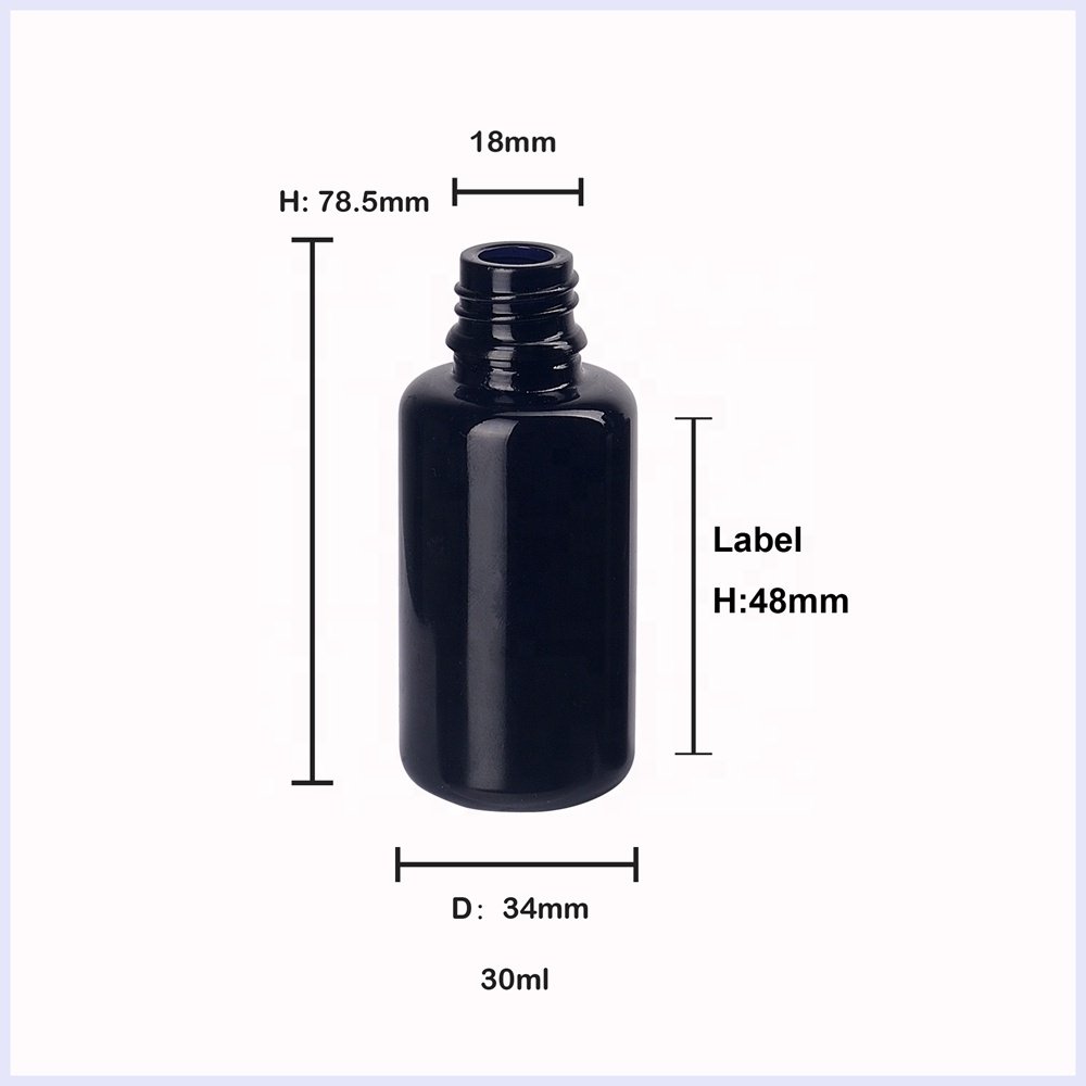 30 ml glass bottle black cosmetic bottles 30ml lotion pump dispenser pump bottle