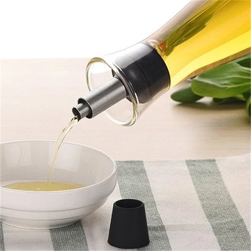 250ml 500ml Health High Borosilicate Glass Oil Dispenser Bottles Pot Storage olive oil glass dispenser bottle for kitchen