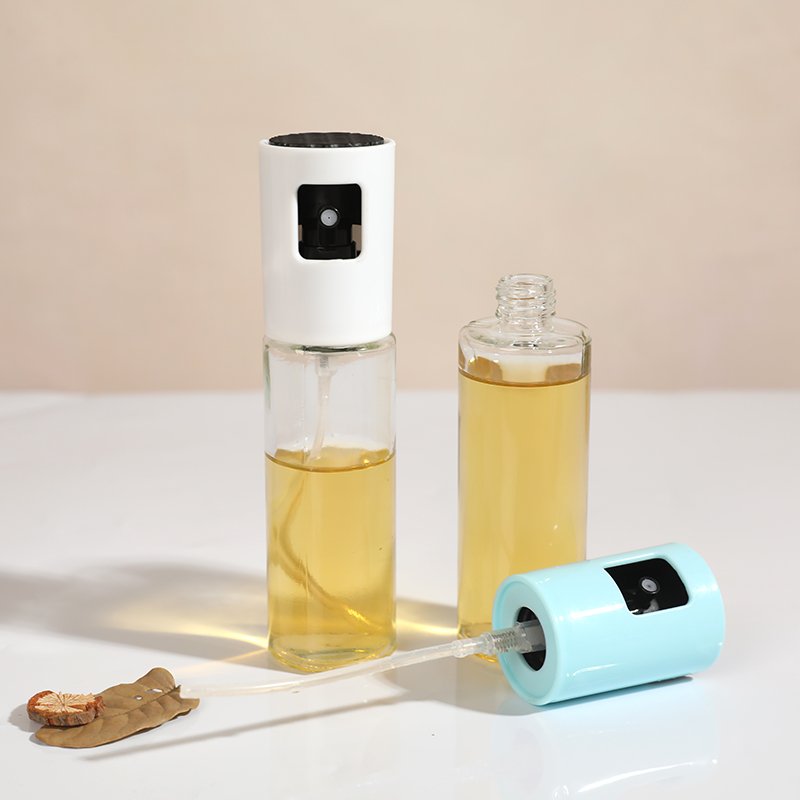 Deluxe 100ml Glass Macaron Color Spray Bottle Classic Eco-Friendly Kitchen Food Storage Boxed Packaging Flexible Oil Party