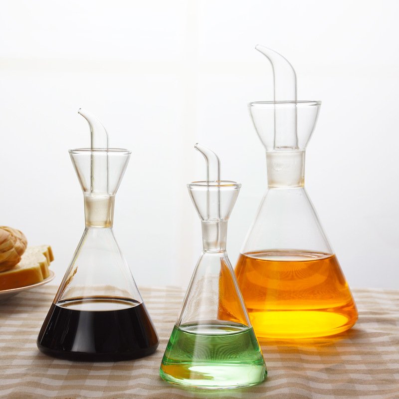 150ml Glass Cruet Olive Oil Vinegar Dispenser bottle