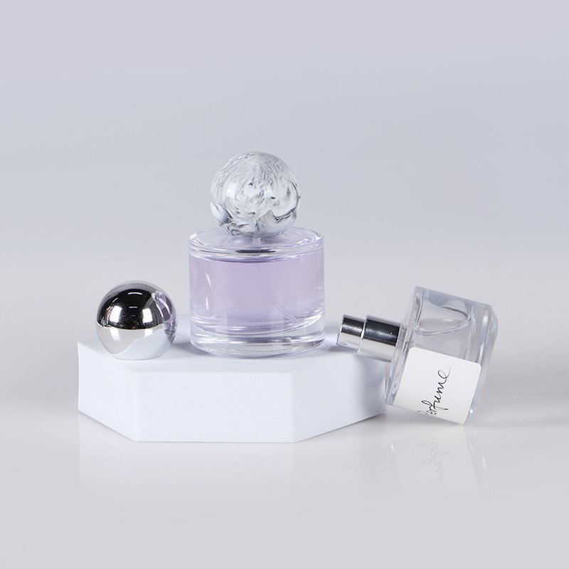 Suppliers price cylinder 100ml clear spray glass perfume bottle spray pump bottle with box