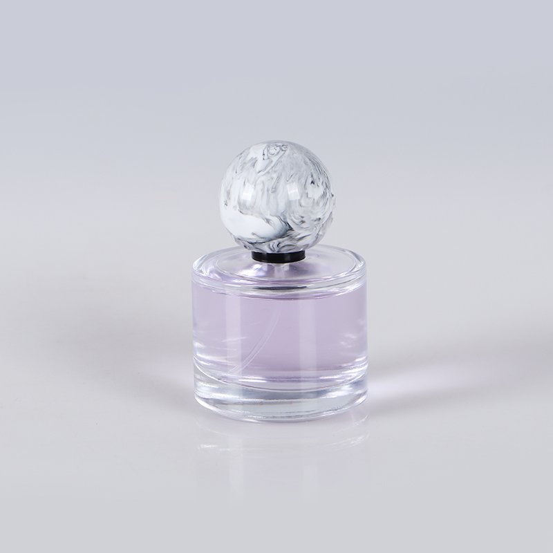 Suppliers price cylinder 100ml clear spray glass perfume bottle spray pump bottle with box