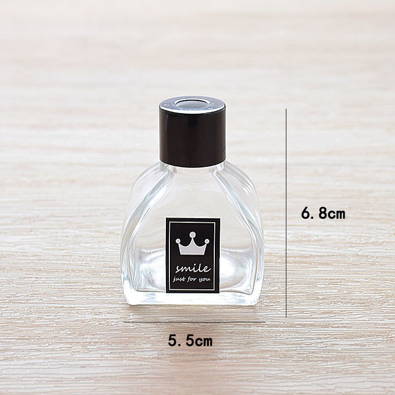 High Quality New Arrival 50ml 100ml Luxury Design Brown Empty Fragrance Aroma Essential Oil Square Reed Diffuser Glass Bottle
