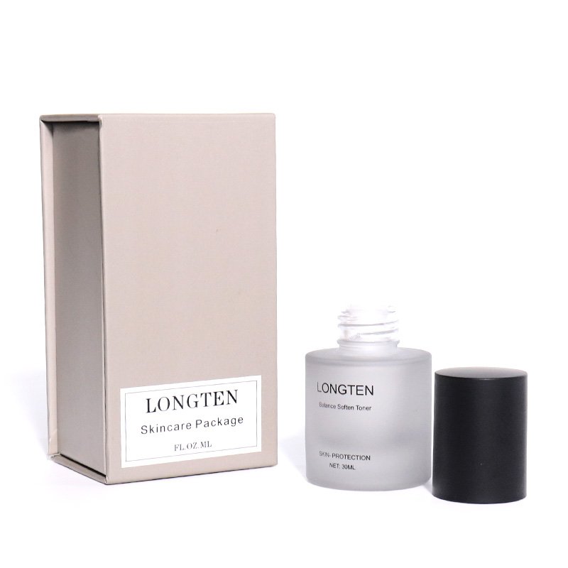 Skincare Packaging Custom Glass Bottles 120 ml Empty Clear Cosmetic Luxury sunscreen Lotion Cream Jars with Pump