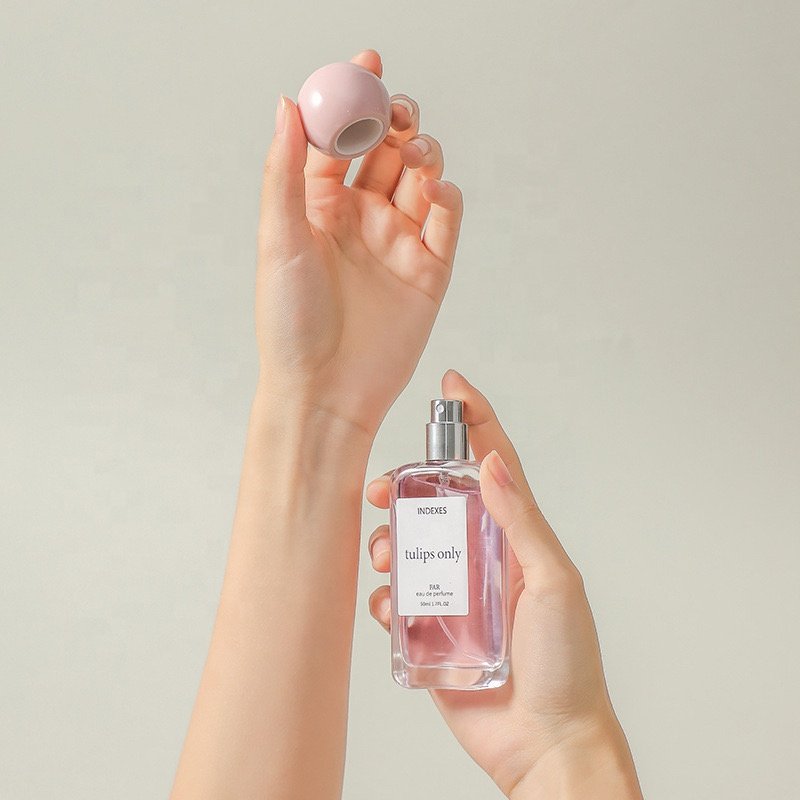 stock empty luxury 25ml 50ml 100ml perfume bottles spray perfume bottle with fine spray mist ball cap