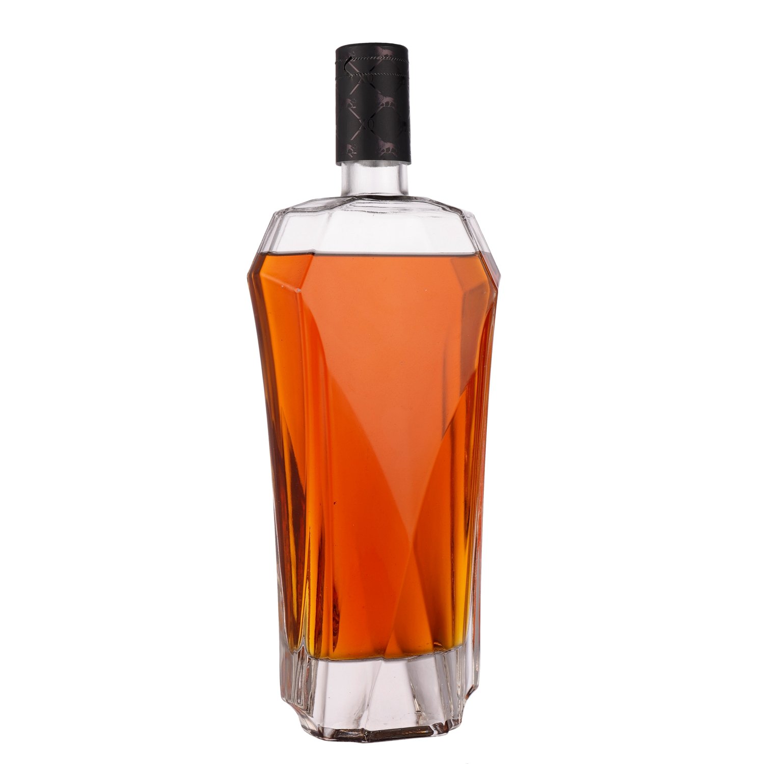 500ml 750ml 1L 3L 5L OEM ODM Liquor Bottle for vodka tequila rum spirit whisky glass liquor bottle