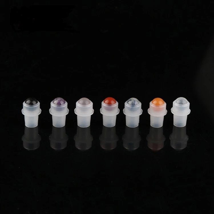Hot Sale 10ml Amber Roll On Bottle Bamboo Cap Essential Oils Roller Ball Glass Bottle Clear Glass Roller Bottle