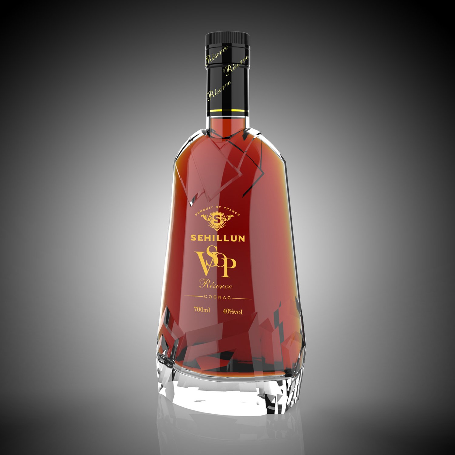 OEM ODM Glass Bottle Wholesale OEM ODM High quality design Rum Tequila Whisky Bottles 700ml 750ml 1L 3L Glass Bottle