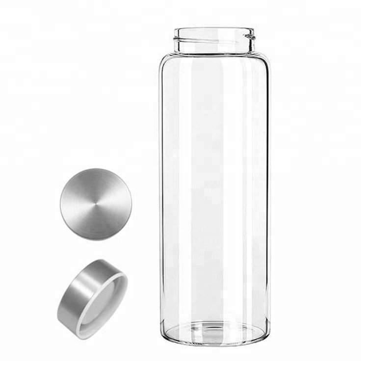 High Quality Cheap Price Custom 500ml Glass Water Bottle personalized reasonable price leaf glass bottle