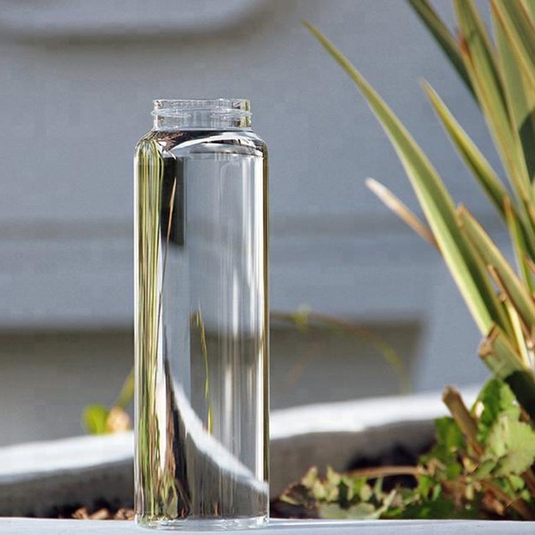 High Quality Cheap Price Custom 500ml Glass Water Bottle personalized reasonable price leaf glass bottle