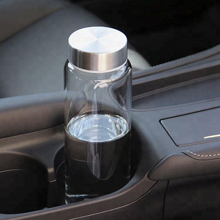 High Quality Cheap Price Custom 500ml Glass Water Bottle personalized reasonable price leaf glass bottle
