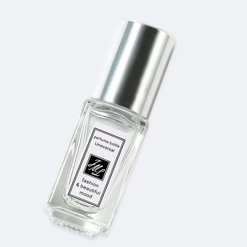 3ml 5ml 10ml 20ml 30ml Portable Roll On Square Glass Essential Oil Perfume Roller Ball Glass Bottle