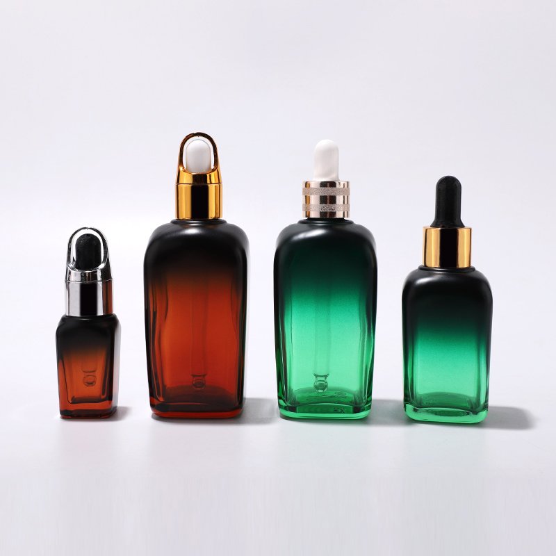 Best quality amber empty glass dropper bottles with gold cap for essential oil hair oil10ml 30ml 40ml 50ml 100ml
