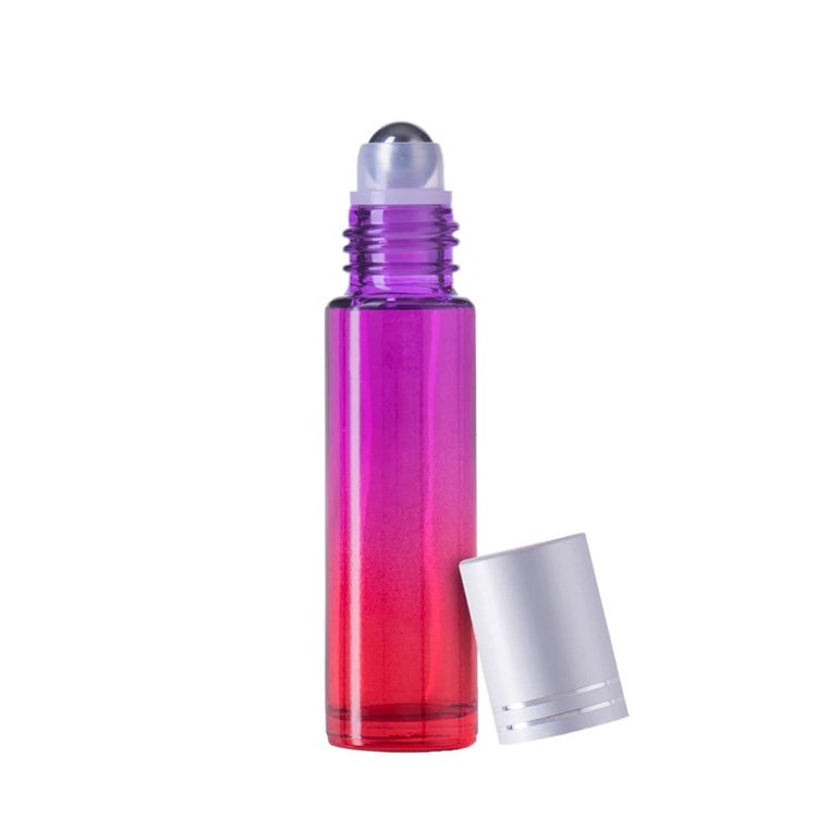 5 6 10 15 ml empty cosmetic perfume fragrances packaging roll on glass bottle for essential oil with steel roller ball
