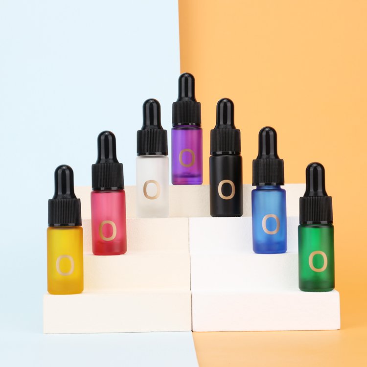 1ml 3ml 5ml 10ml purple blue amber clear white black custom square glass dropper bottle with dropper pipette wholesale