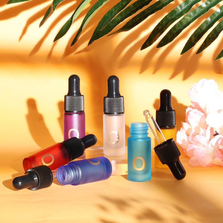 1ml 3ml 5ml 10ml purple blue amber clear white black custom square glass dropper bottle with dropper pipette wholesale