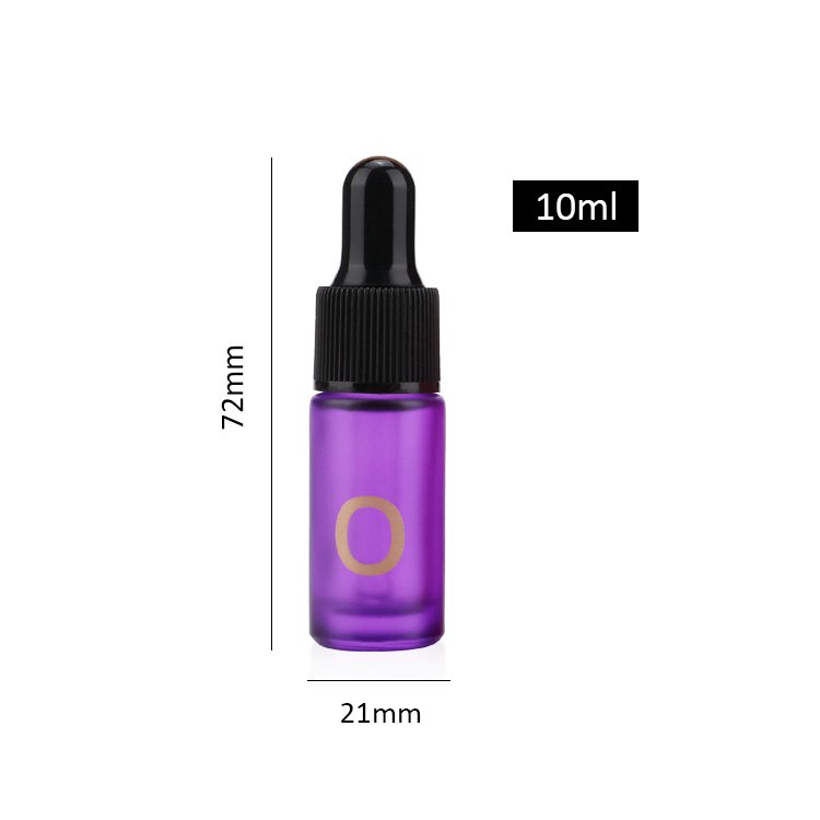 1ml 3ml 5ml 10ml purple blue amber clear white black custom square glass dropper bottle with dropper pipette wholesale