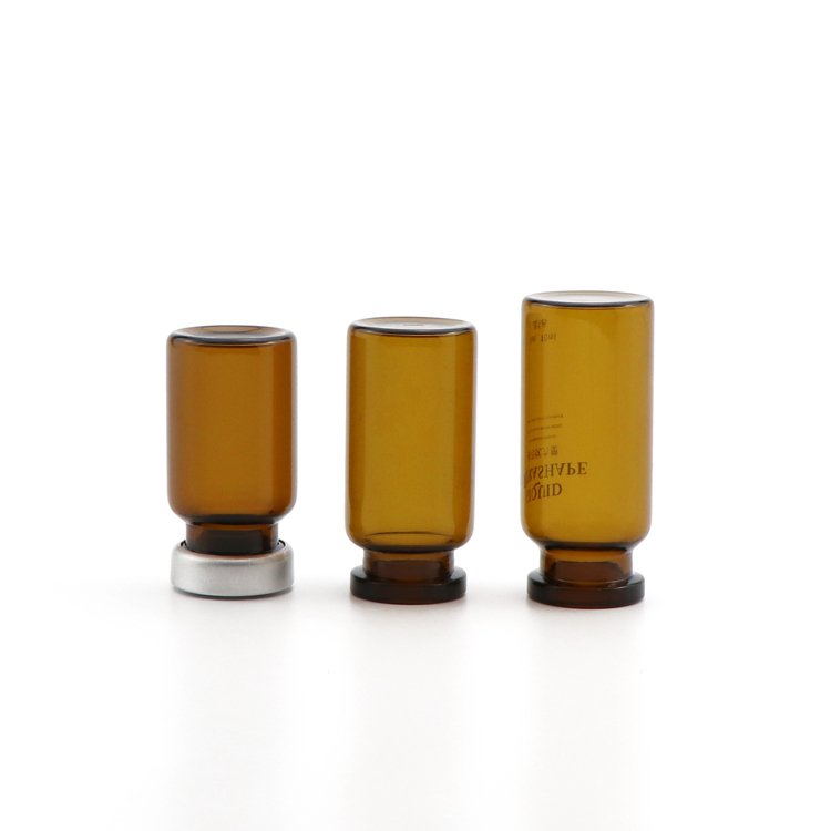 High quality 2-30 ml amber clear tubular injection sterile glass bottles medicine vials for pharmaceutical