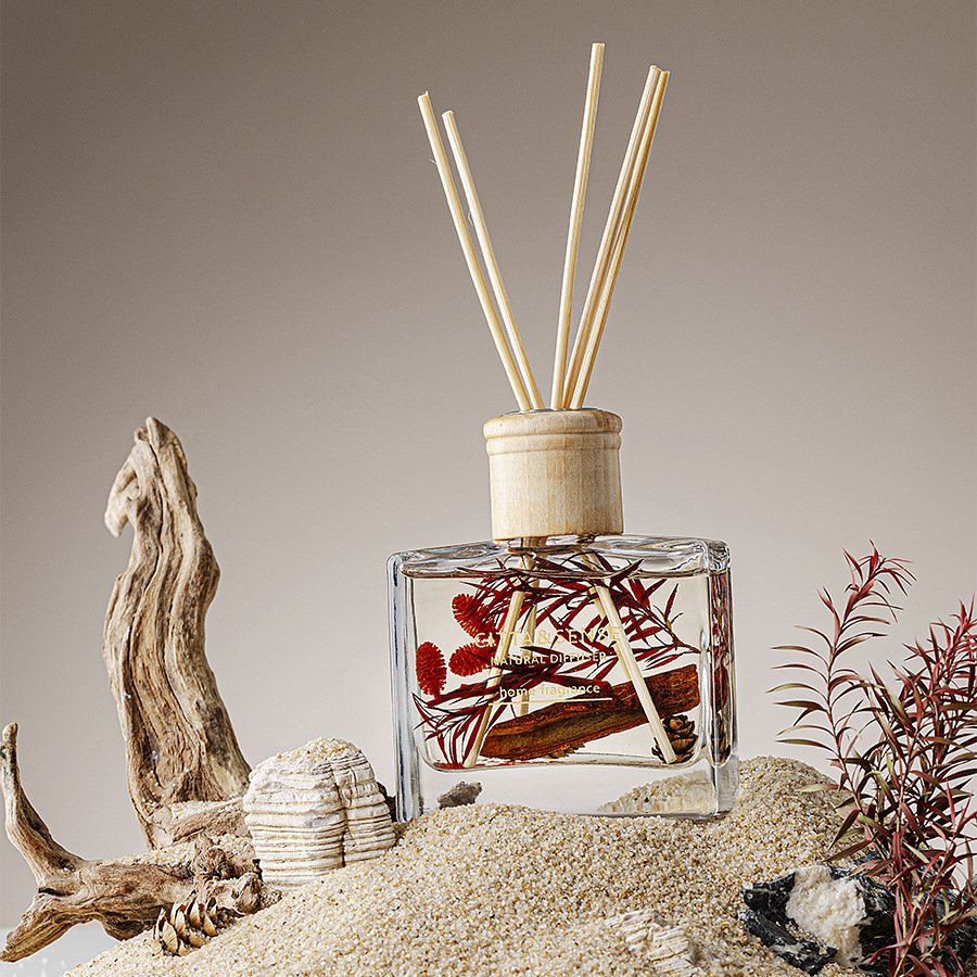 Hot Sale Custom Luxury Reed Diffuser Scent Glass Bottle Sweet Fruit Reed Diffuser