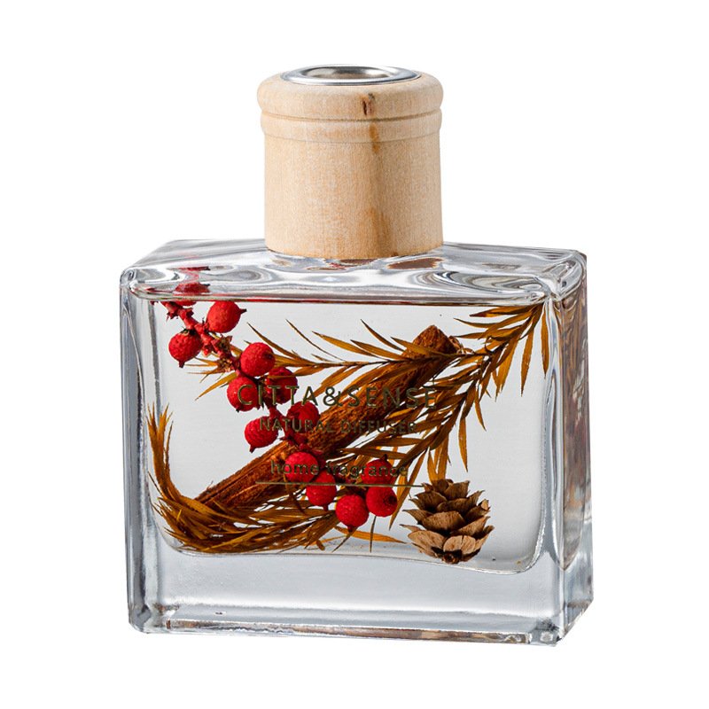 Hot Sale Custom Luxury Reed Diffuser Scent Glass Bottle Sweet Fruit Reed Diffuser
