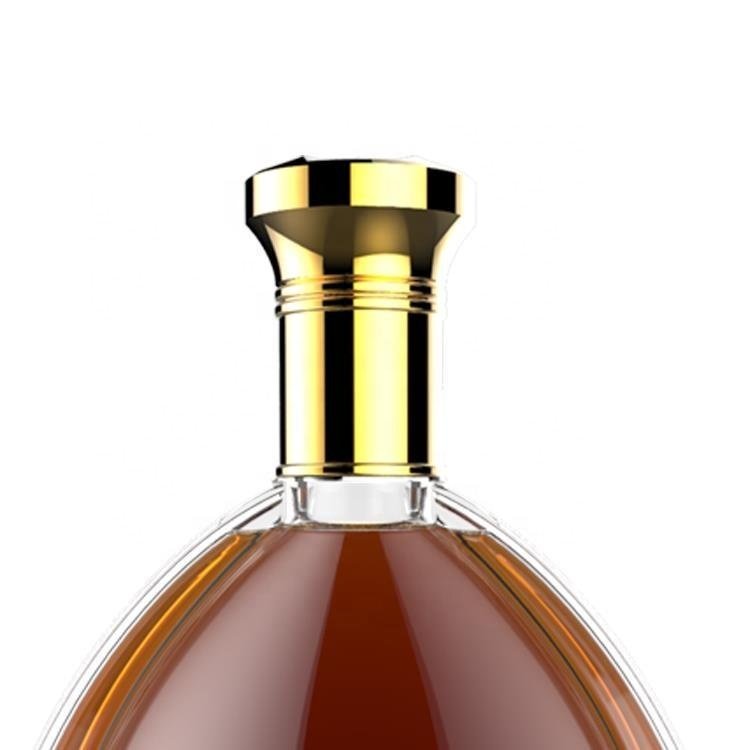 new design glass bottle with cap for rum tequila brandy VSOP glass bottles 700ml 1000ml 3000ml