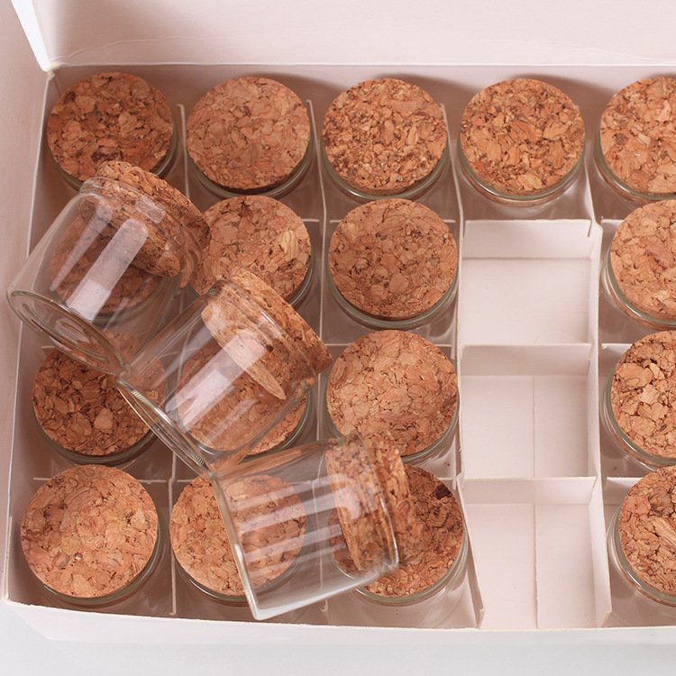 Hot Sale Small Mini Borosilicate Glass Tube Jar 10ml Glass Bottles With Cork Lids