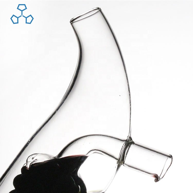 2024 Borosilicate Handmade Creative Grape Olive Oil Glass Bottle With Wood Cork For Vinegar