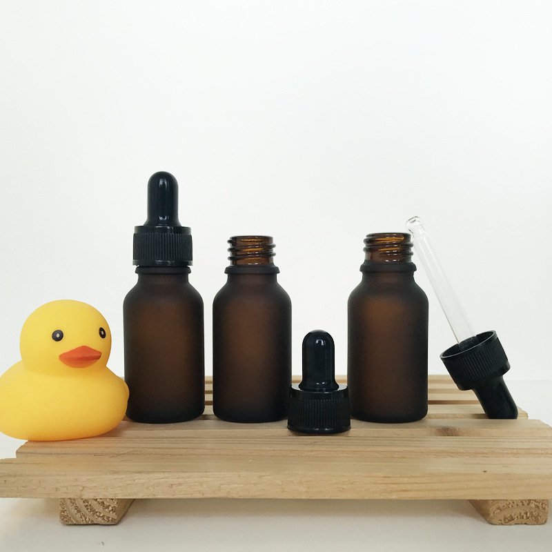 cosmetics packaging 1 oz 2oz flacon compte goutte bottiglie di vetro biodegradable bottle cosmetics oil containers