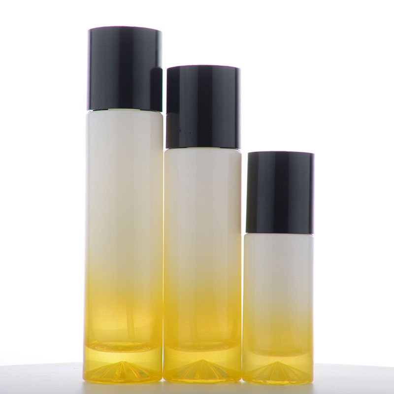 cosmetic packaging materials used for cosmetics packaging customizable colors cosmetic set bottle glass bottle