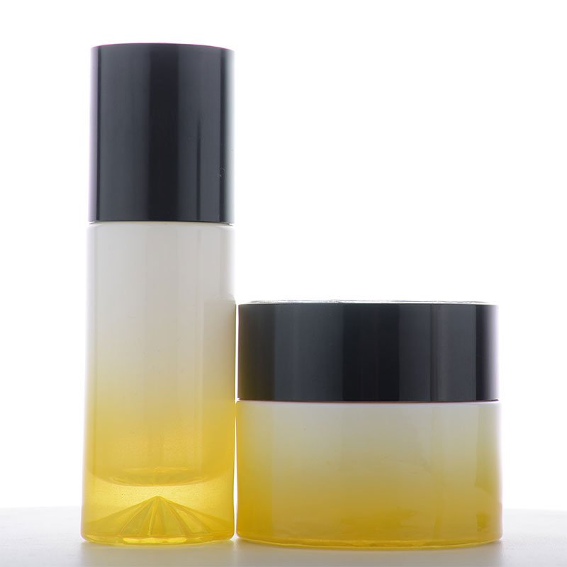 cosmetic packaging materials used for cosmetics packaging customizable colors cosmetic set bottle glass bottle