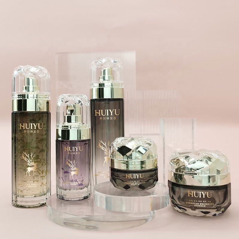 Customized cosmetics package empty skin care lotion 20g 50g 40ml 100ml glass bottle