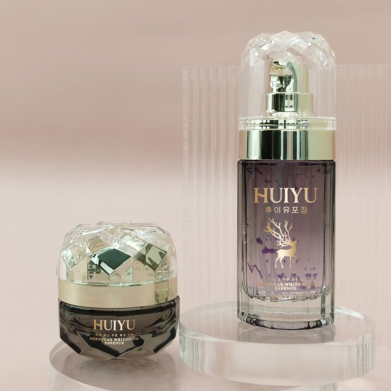 Customized cosmetics package empty skin care lotion 20g 50g 40ml 100ml glass bottle