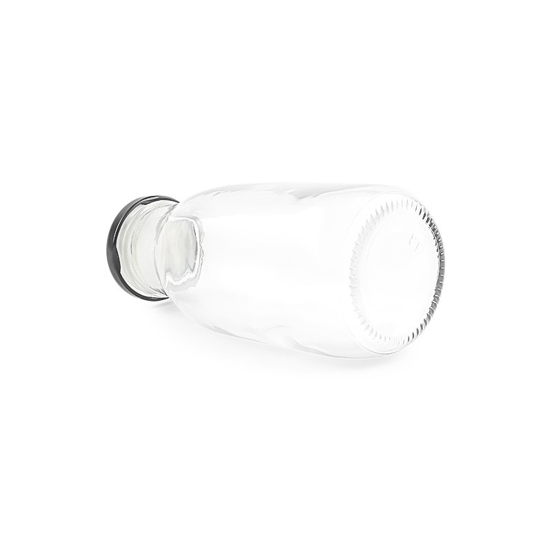 Wholesale 300ml 10oz Clear Glass Bottle for Juice Milk Coffee Kombucha Tea
