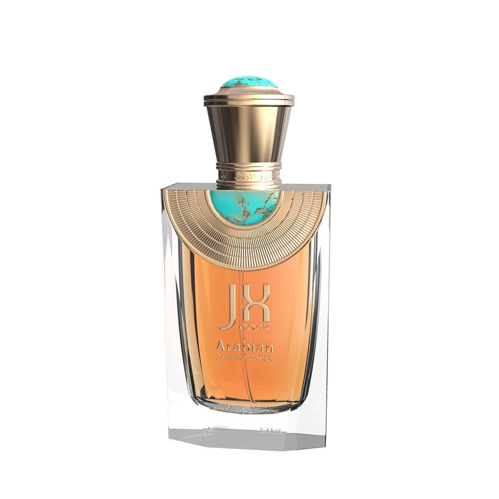 customized printing square matte frosted black gold glass antique arabian perfume bottle 100ml