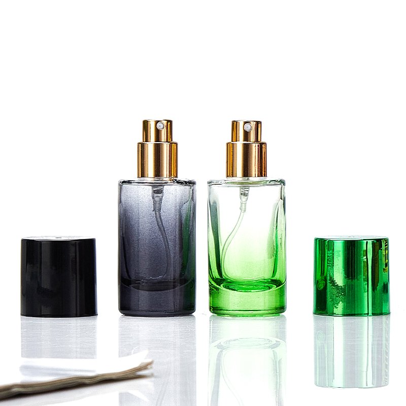 Colourful refillable 20ml30ml perfume bottle travel perfume dispenser spray glass bottle